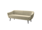 Avenia Dreisitzer-Sofa – auf hohen Holzbeinen, Bezug aus Riviera-Samt