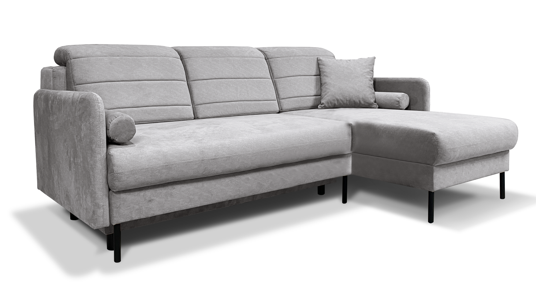 Ecksofa Bellari mit Schlaffunktion und Bettkasten.