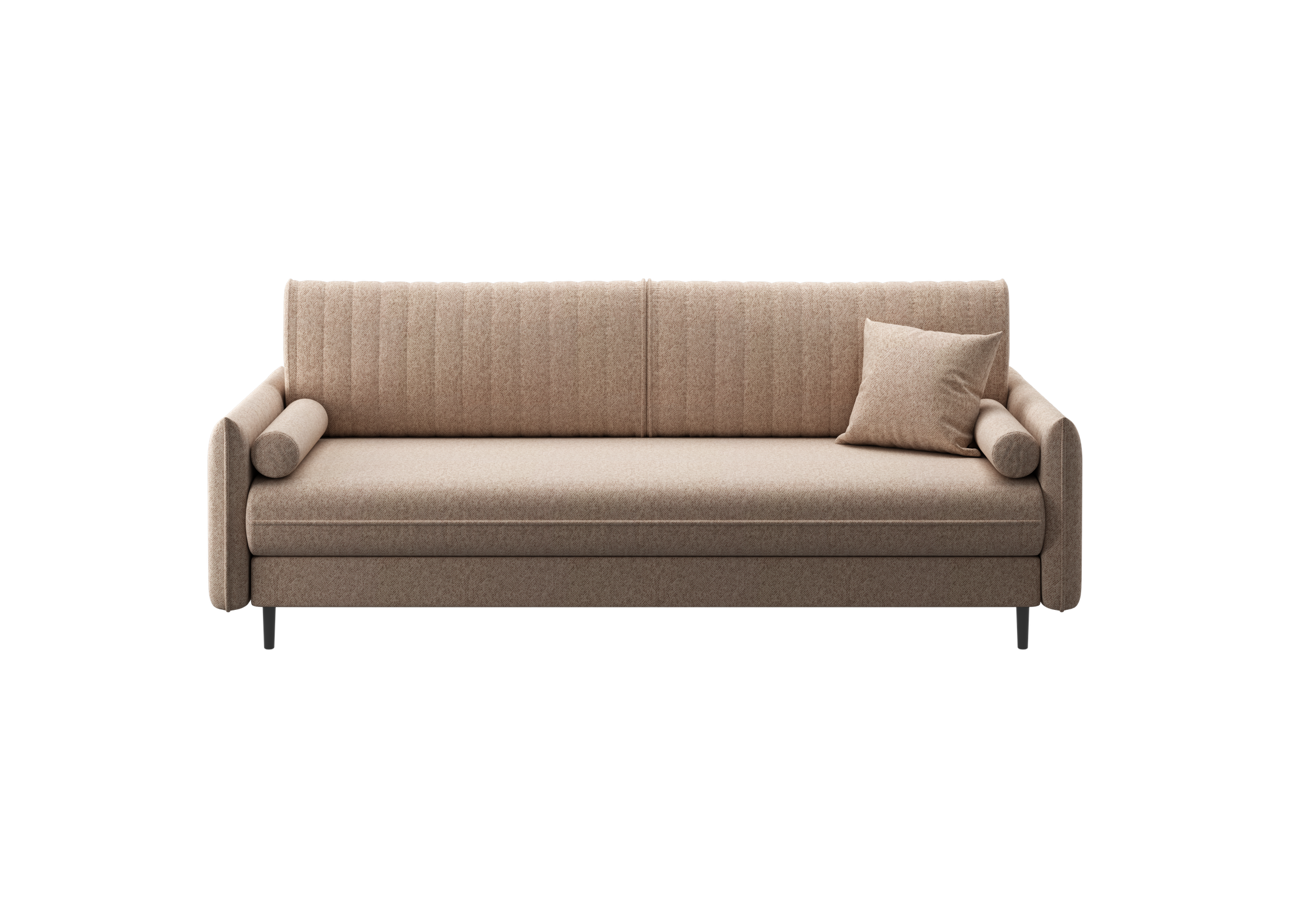 Bolivio 3R Dreisitzer-Schlafsofa – Stoffelement Samt