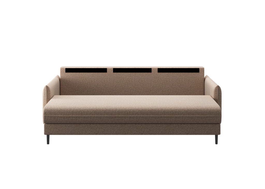 Bolivio 3R Dreisitzer-Schlafsofa – Stoffelement Samt