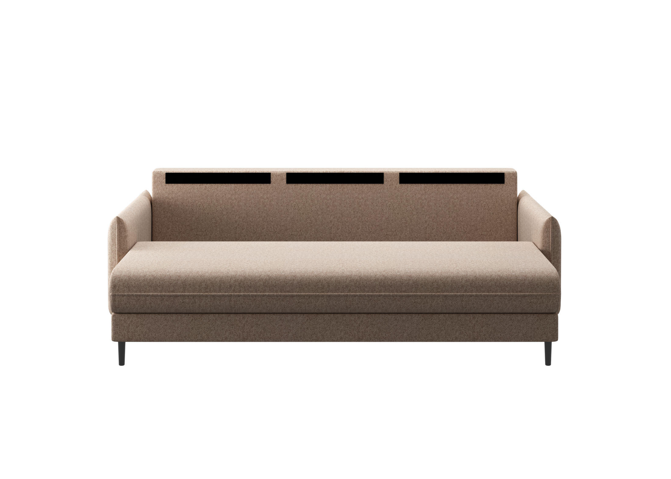 Bolivio 3R Dreisitzer-Schlafsofa – Stoffelement Samt