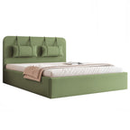 Lavira Polsterbett mit Bettkasten und höhenverstellbarem Metallrahmen