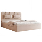 Lavira Polsterbett mit Bettkasten und höhenverstellbarem Metallrahmen