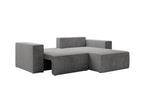Lunari L-förmiges Ecksofa – mit Schlaffunktion und Bettkasten, Bezug aus Scala-Cord