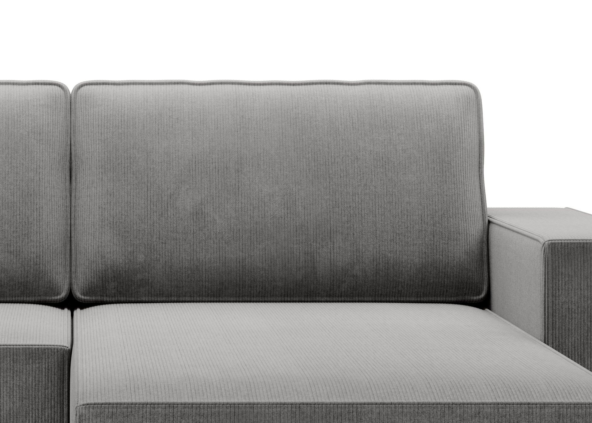 Lunari L-förmiges Ecksofa – mit Schlaffunktion und Bettkasten, Bezug aus Scala-Cord