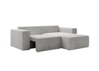 Lunari L-förmiges Ecksofa – mit Schlaffunktion und Bettkasten, Bezug aus Scala-Cord