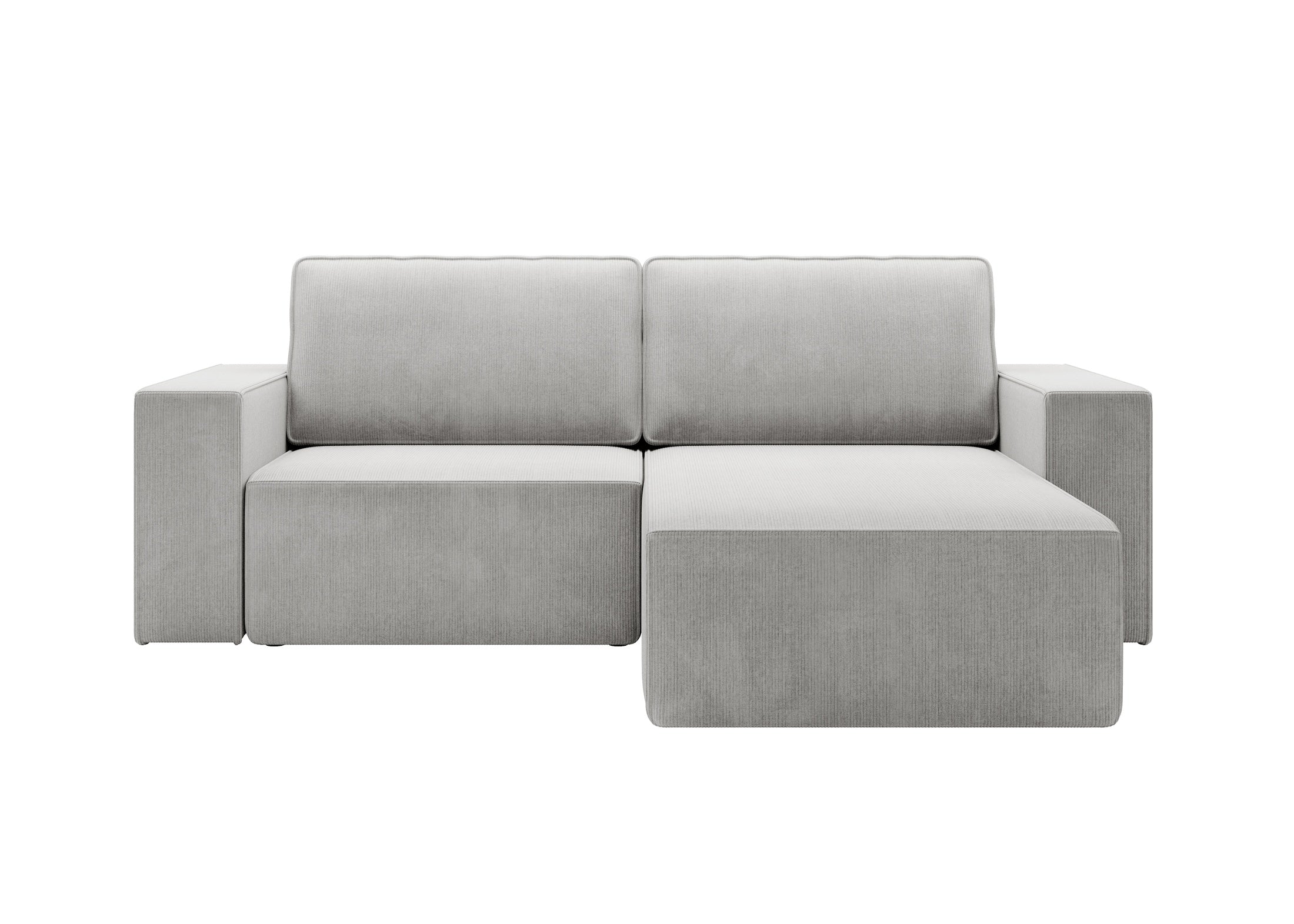 Narożnik Lunari L kształtny - z funkcją spania i pojemnikiem na pościel tkanina scala sztruks