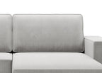 Lunari L-förmiges Ecksofa – mit Schlaffunktion und Bettkasten, Bezug aus Scala-Cord