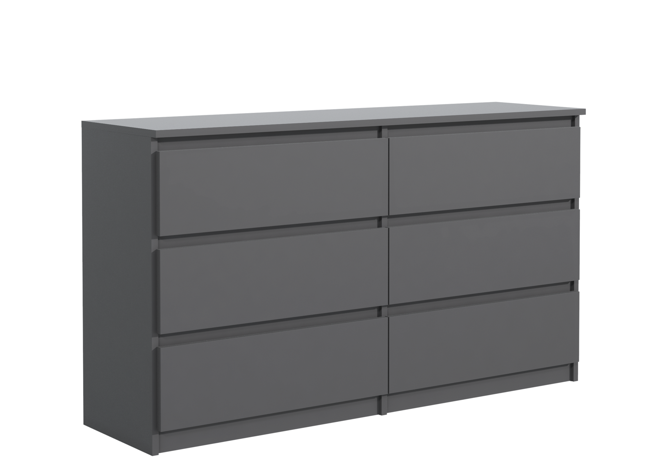 Venti Kommode, 6 Schubladen, 120 cm, erhältlich in 7 Farben. Weiß