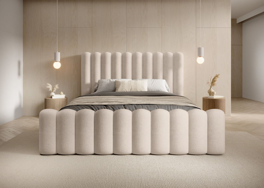 Mirena Polsterbett mit Bettkasten