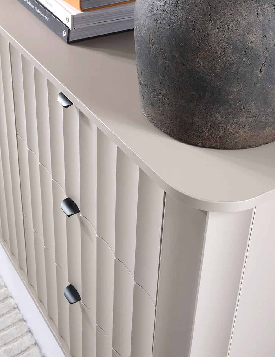 Komoda NORA-1 metalowe uchwyty