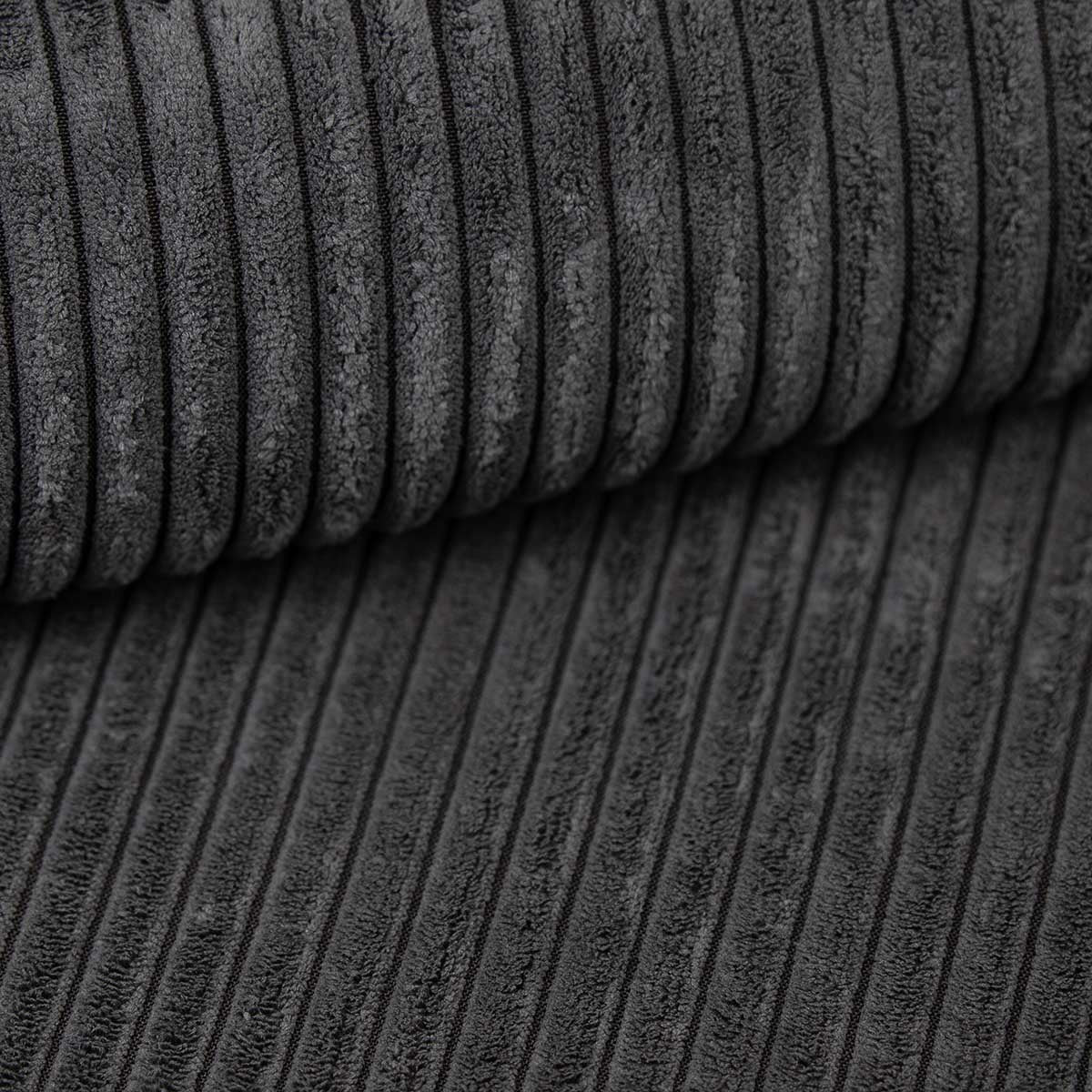 Silvano Ecksofa L-förmig mit Stauraum und Schlaffunktion, Cordstoff.