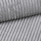 Silvano Ecksofa L-förmig mit Stauraum und Schlaffunktion, Cordstoff.