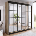 ARI 3 Kleiderschrank, 250 cm, in 3 Farben. Farbe: Weiß; Maße: 250 x 200 x 62 cm