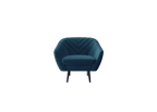 Sofka Fotel jednosobowy Avenia - na wysokich drewnianych nogach tkanina Riviera Velvet