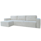 Narożnik Lovren L kształtny - z funkcją spania i pojemnikiem na pościel tkanina sztruks