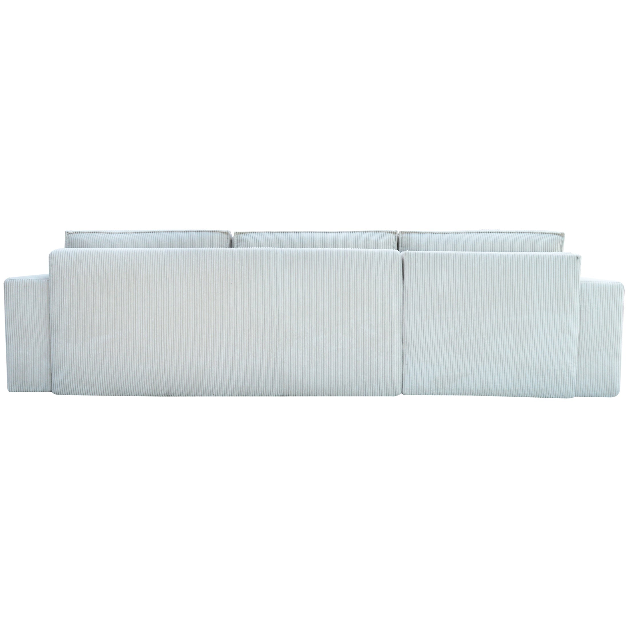 Narożnik Lovren L kształtny - z funkcją spania i pojemnikiem na pościel tkanina sztruks