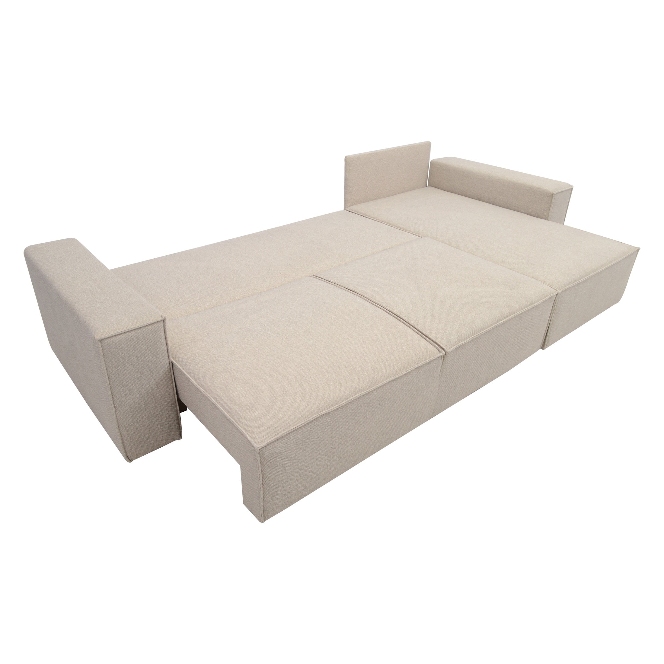 Narożnik Lovren L kształtny - z funkcją spania i pojemnikiem na pościel tkanina sztruks