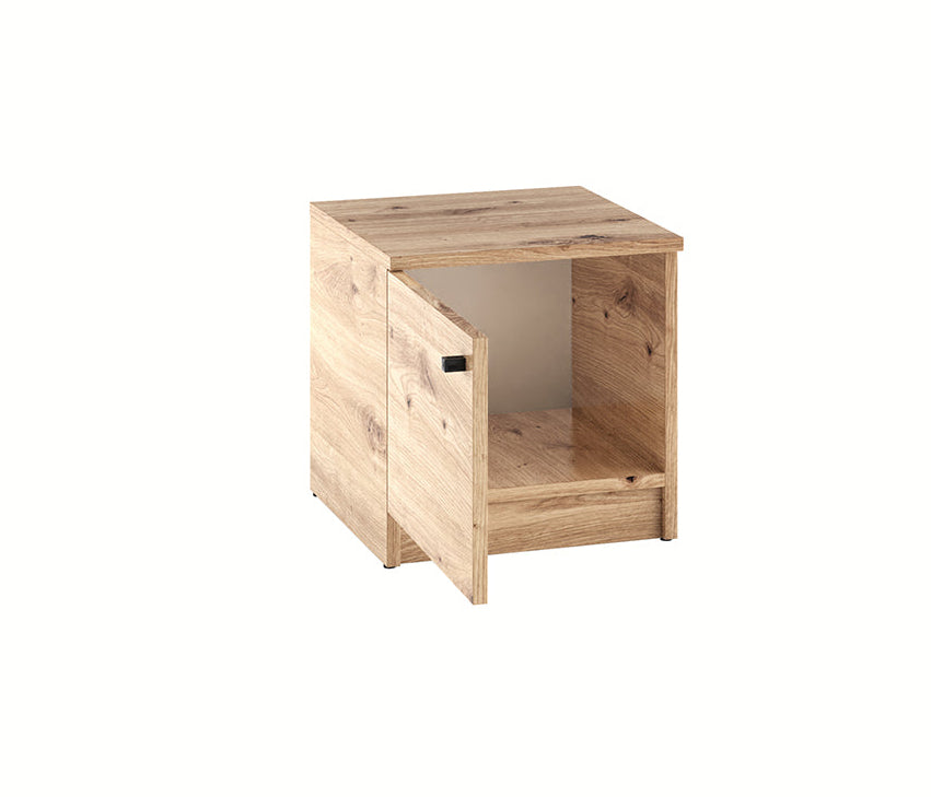 Selene Nachttisch, 40 cm. Farbe: Artisan; Maße: 40 x 40,5 x 40 cm