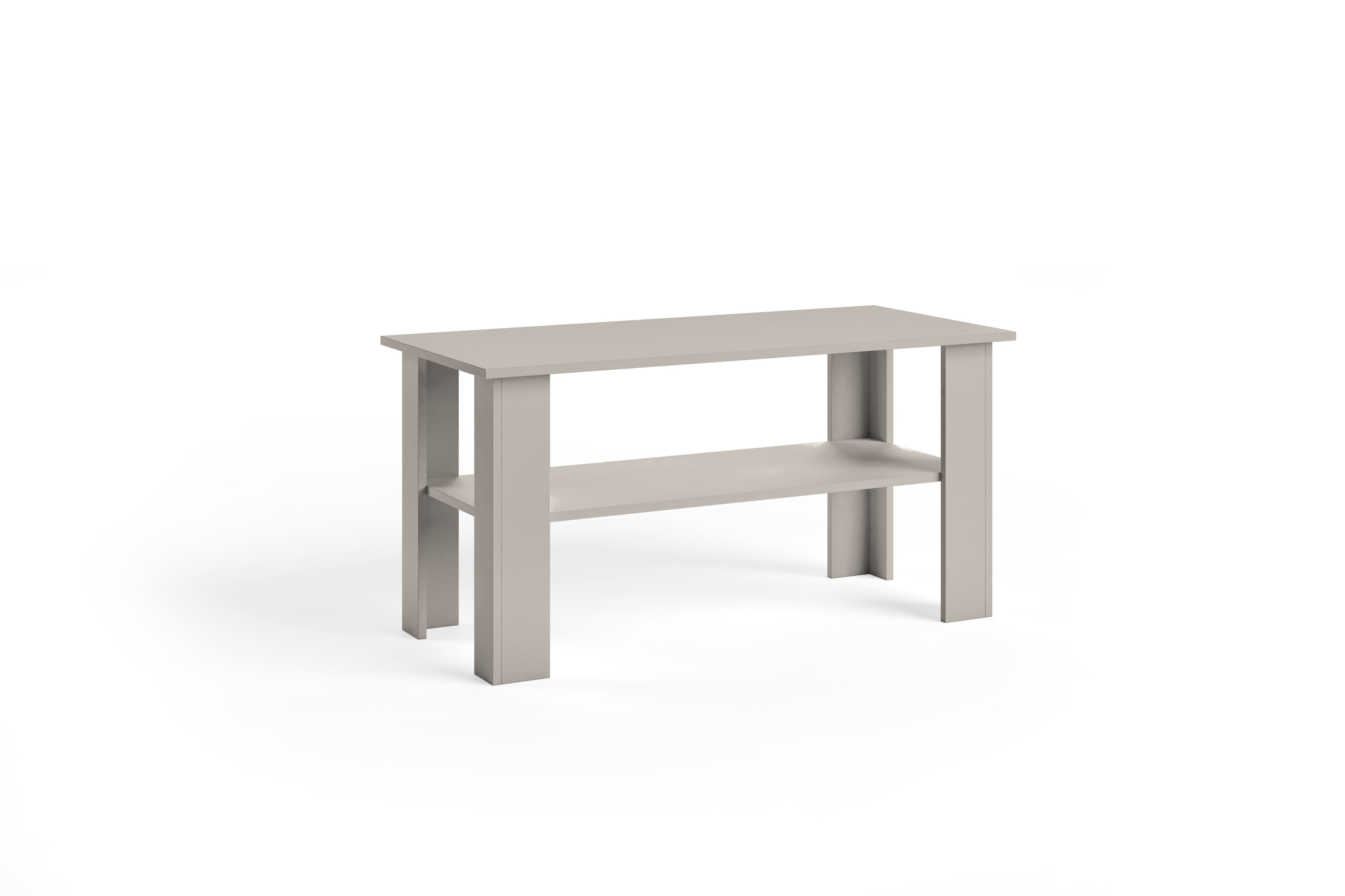 Serena Couchtisch, 100 cm, in 5 Farben. Farbe: Weiß; Maße: 100 x 58 x 55 cm