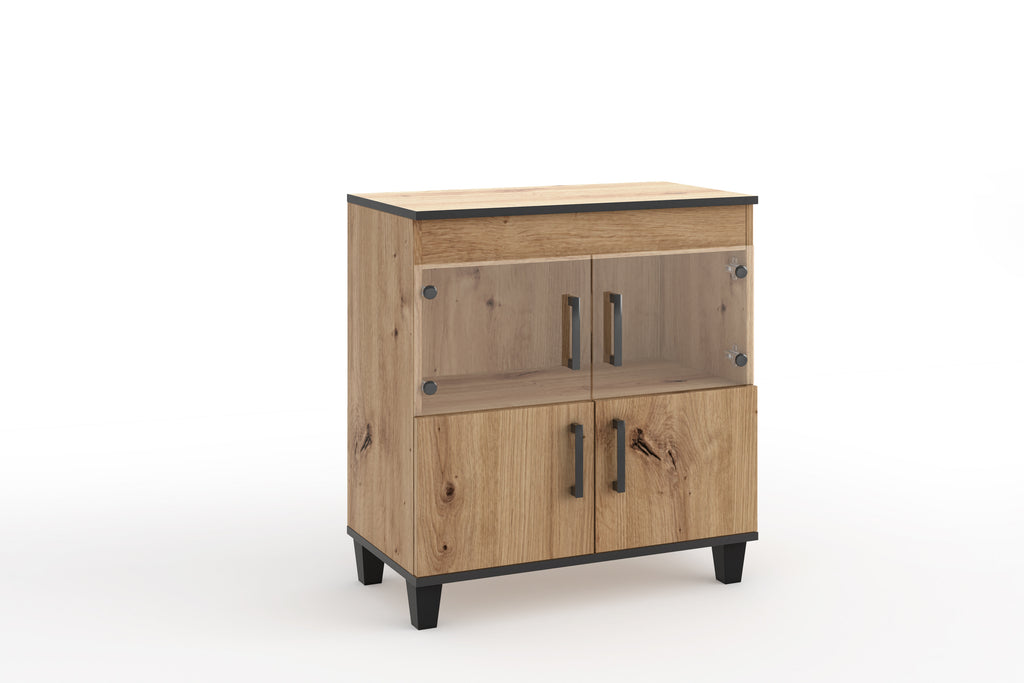 Vetro Schrank, 80 cm. Farbe: Artisan; Maße: 80 x 90 x 40 cm
