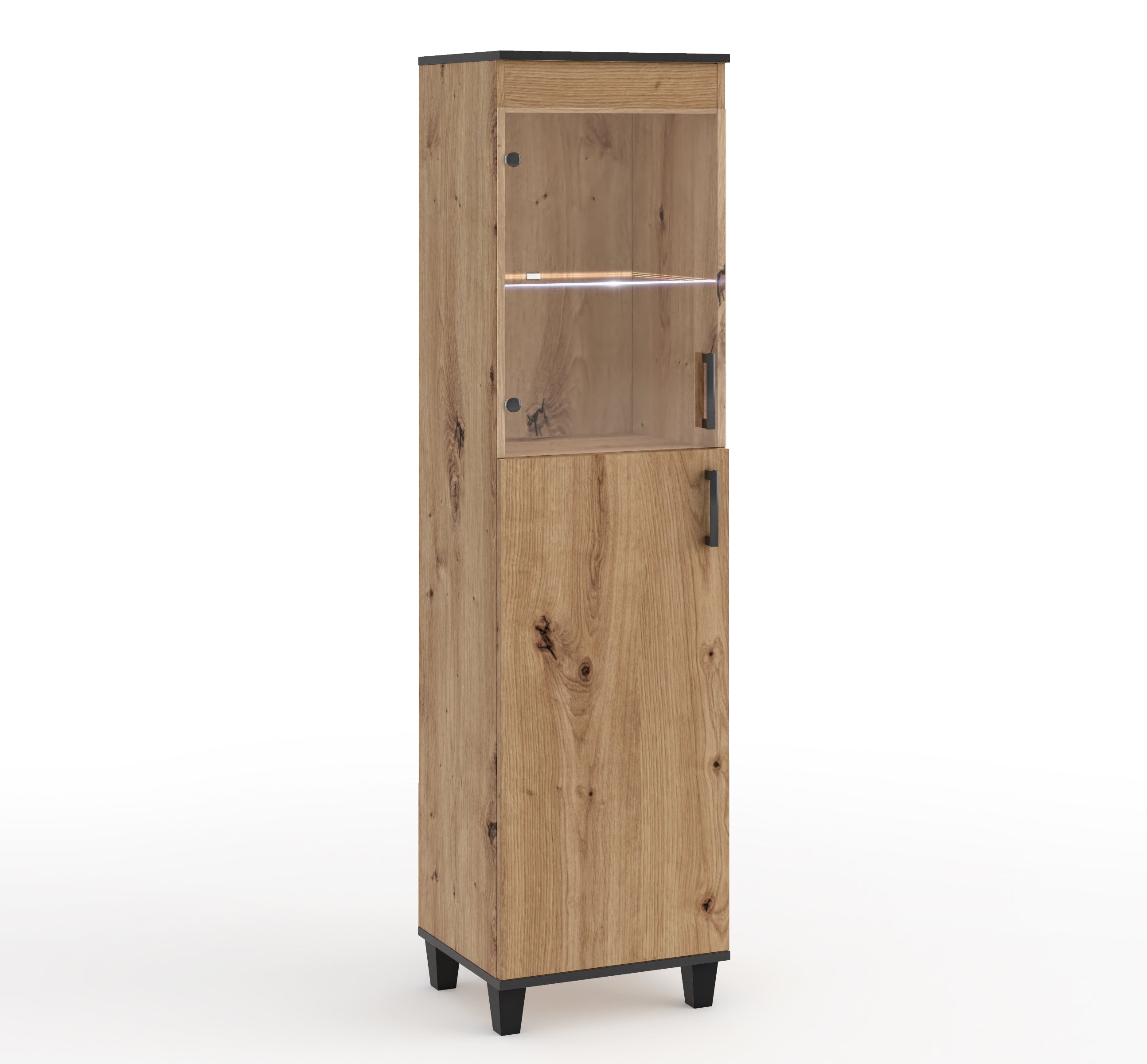Lucida Schrank, 50 cm. Artisan-Farbe; Maße: 50 x 193 x 40 cm