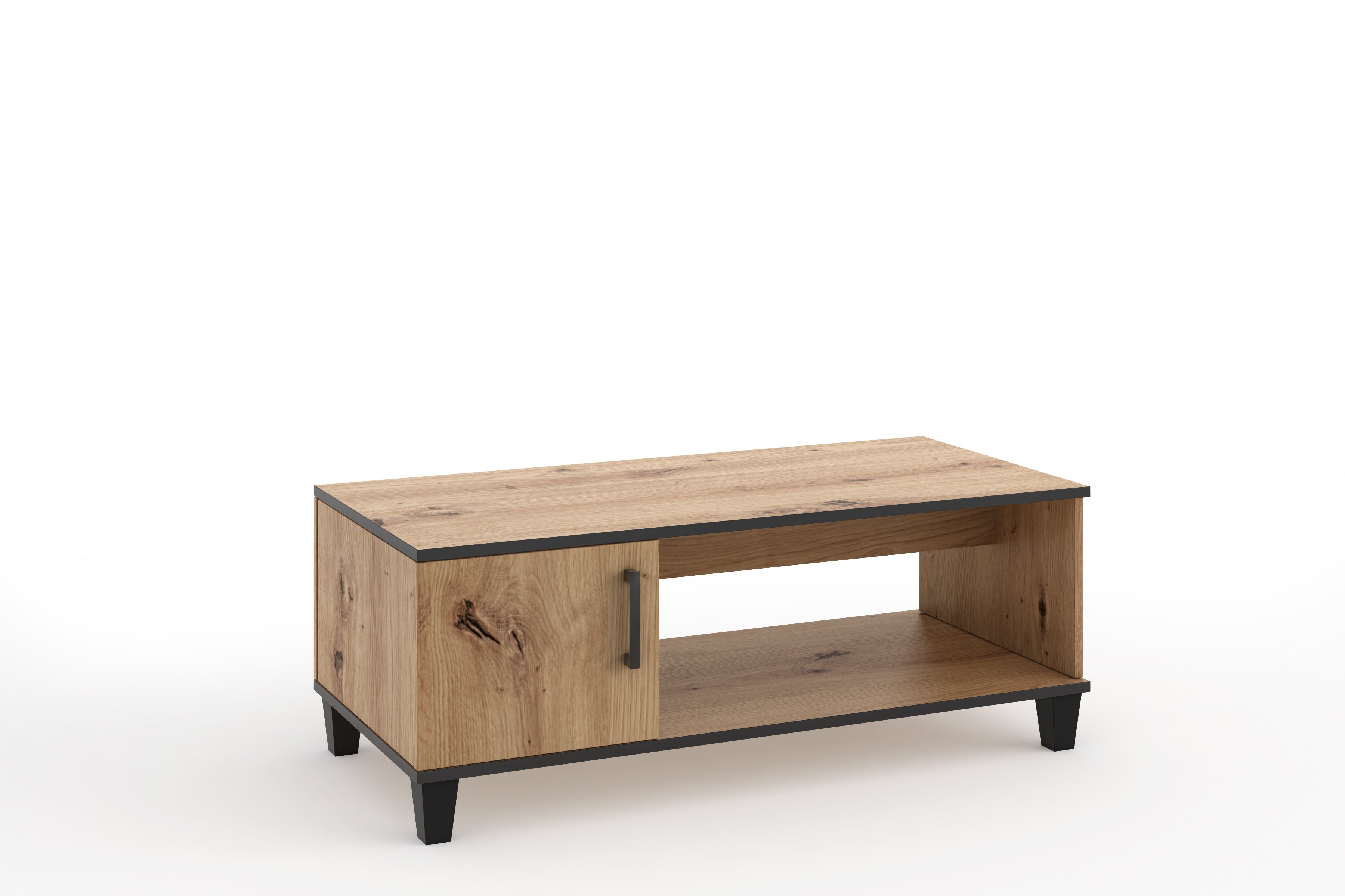 Pixel TV-Schrank, 120 cm, niedrig. Farbe: Artisan; Maße: 120 x 51,5 x 56 cm