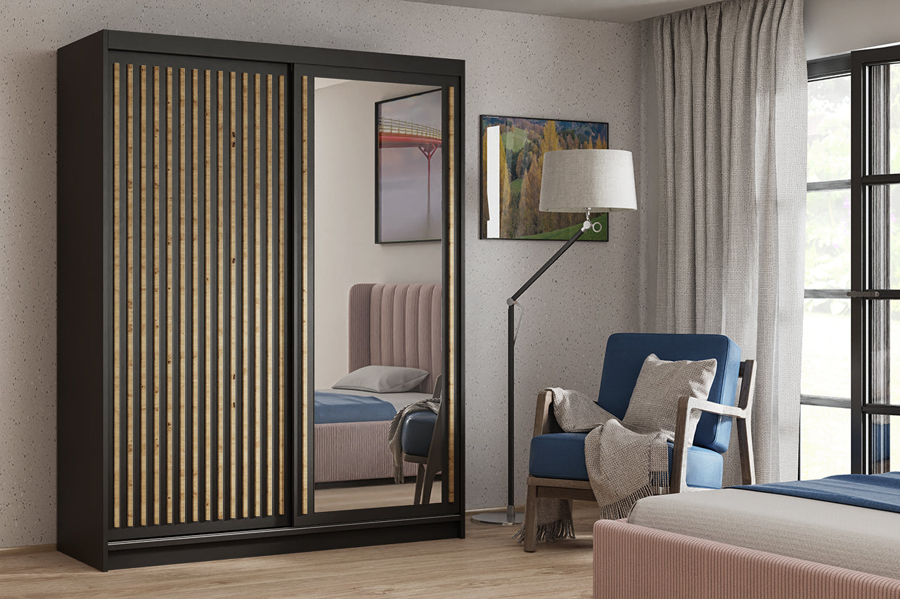 Großer Kleiderschrank DAREK – modernes Design und Funktionalität 100-180cm