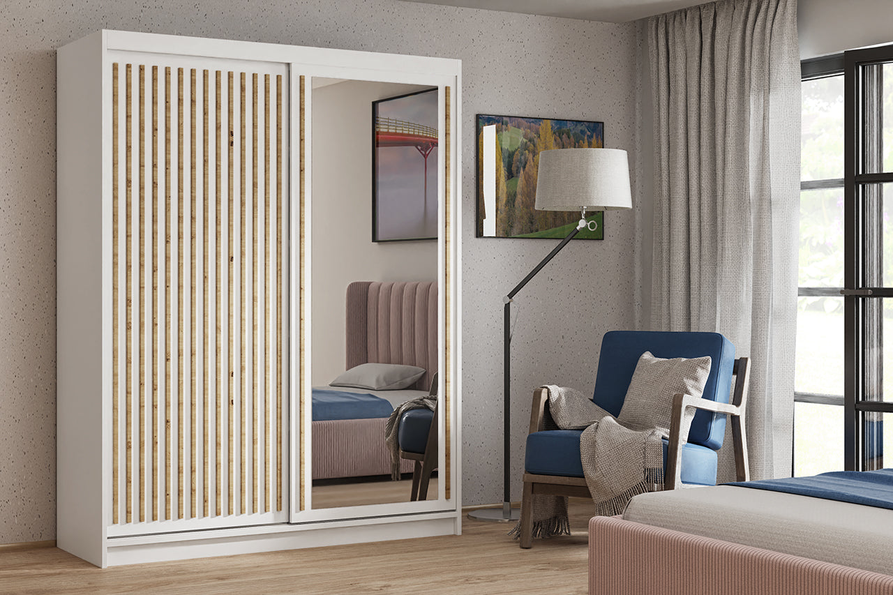 Großer Kleiderschrank DAREK – modernes Design und Funktionalität 100-180cm